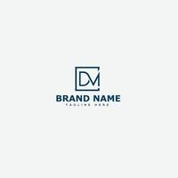 DM Logo Design Template Vector Graphic Branding Element.