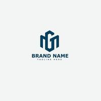 MG Logo Design Template Vector Graphic Branding Element.