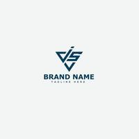 JS Logo Design Template Vector Graphic Branding Element.