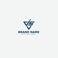 JS Logo Design Template Vector Graphic Branding Element.