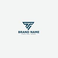 VT Logo Design Template Vector Graphic Branding Element.