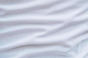 White football jersey clothing fabric texture sports wear background photo
