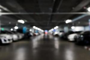 blur car parking abstract background photo