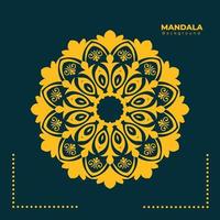 diseño de fondo de mandala vector