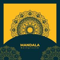 diseño de fondo de mandala vector