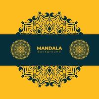 diseño de fondo de mandala vector