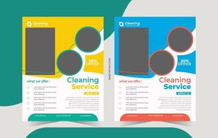 Cleaning Services Flyer Template vector