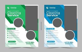 Cleaning Services Flyer Template vector