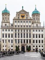 front view of Town Hall in Augsburg city photo