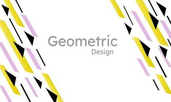 abstract geometric shapes design vector