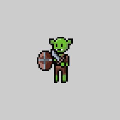 pixel art style, old videogames style, retro style 18 bit set goblin  11185443 Vector Art at Vecteezy