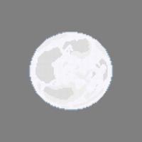 pixel art style, 18 bit style moon vector