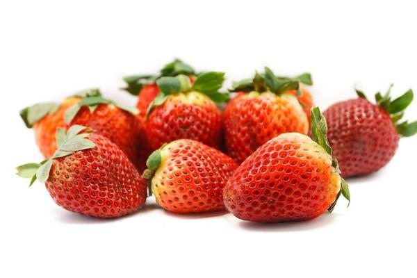 Strawberry White Background Stock Photos, Images and Backgrounds for