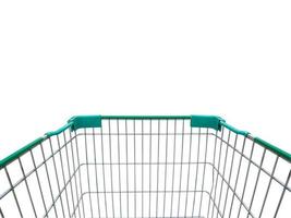 shopping cart isolate on white photo