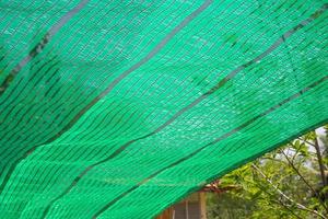 Green Shading Net protect sun light photo