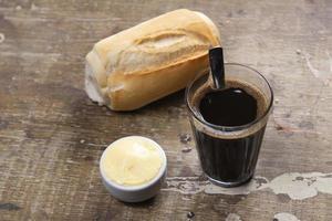 coffee and bread photo