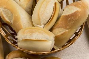 basket of french breads photo