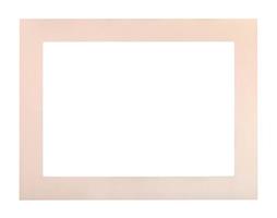 flat pale colored passe-partout for picture frame photo