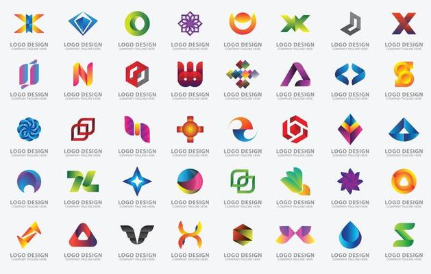 Vector Minimal Abstract Logo Collection