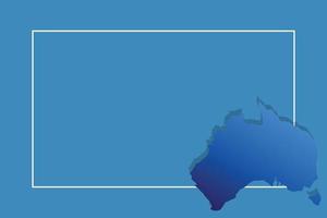 mapa de australia con plantilla de fondo vectorial vector