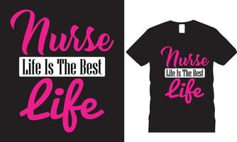 Nurse t-shirt design vector