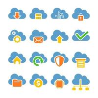 Cloud Icon Set vector
