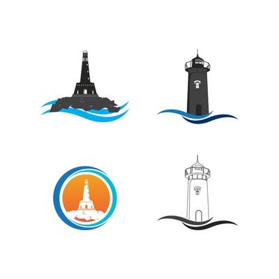 lighthouse icon vector