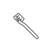 toothbrush icon vector