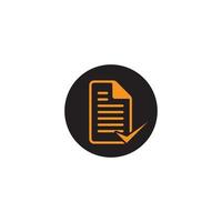 file or document icon vector