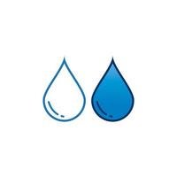 Water drop logo vector