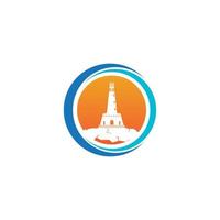 lighthouse icon vector