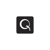 letter Q. logo vector