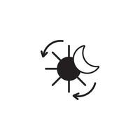Solstice icon vector