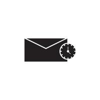 Email agenda icon vector