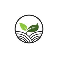 organic plant icon vector