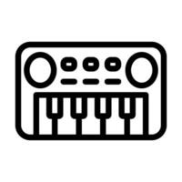 Toy Piano Icon Design vector