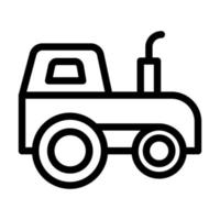 Toy Tractor Icon Design vector