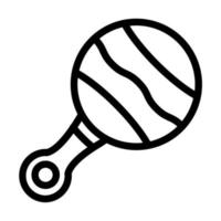 Rattle Icon Design vector