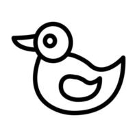 Toy Duck Icon Design vector