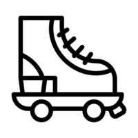 Roller Skate Icon Design vector