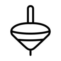Spinning Top Icon Design vector