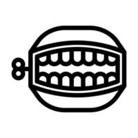 Toy Teeth Icon Design vector