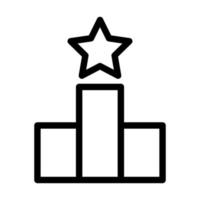 Podium Icon Design vector