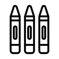 diseño de icono de crayones vector
