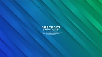 Modern 3d shapes background with diagonal style vector