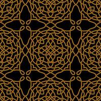 Celtic Knot Inspired Seamless Pattern Background vector