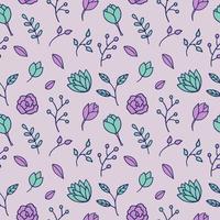 Seamless texture with floral background, pattern from flowers, wallpaper vector