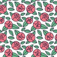 Seamless texture with floral background, pattern from flowers, wallpaper vector