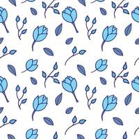 Seamless texture with floral background, pattern from flowers, wallpaper vector