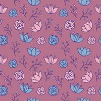 Seamless texture with floral background, pattern from flowers, wallpaper vector